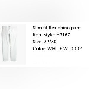 NWT J Crew Factory Men’s Pants